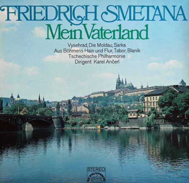 アンチェルのスメタナ/「わが祖国」全曲　独SUPRAHON　3443　LP レコード