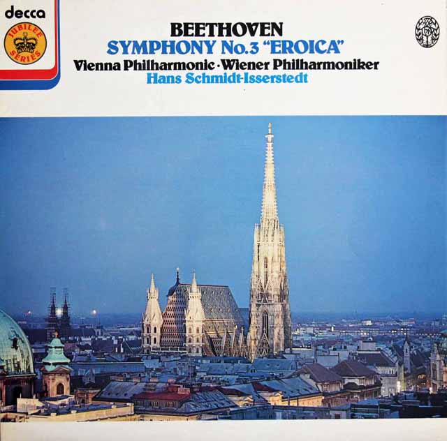 イッセルシュテットのベートーヴェン/交響曲第3番「英雄」　英DECCA　3129　LP レコード