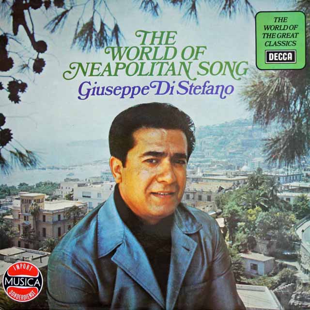 ステファノの「ナポリ民謡の世界」　英DECCA　3129　LP レコード