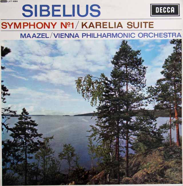 【モノラル】　マゼールのシベリウス/交響曲第1番ほか　英DECCA　3443　LP レコード