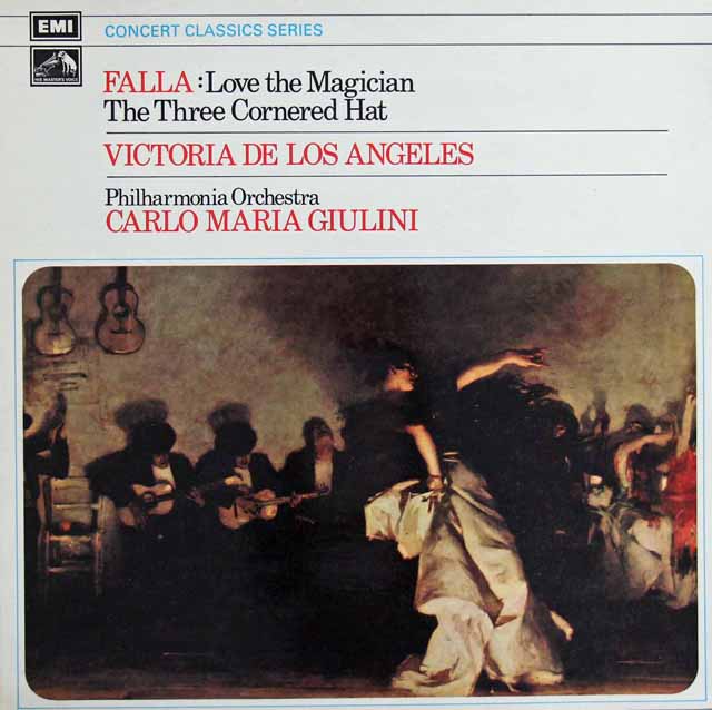 ジュリーニのファリャ/「恋は魔術師」、「三角帽子」　英EMI　3444　LP レコード
