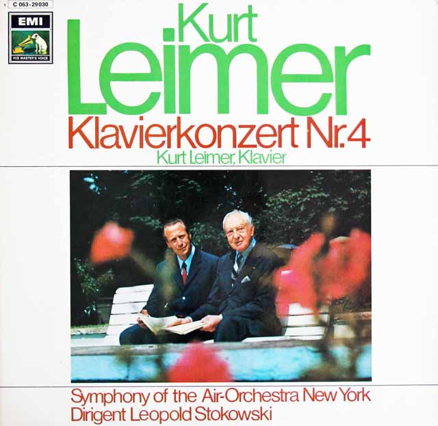 ライマー、ストコフスキーのベートーヴェン/ピアノ協奏曲第4番　独EMI　3444　LP レコード