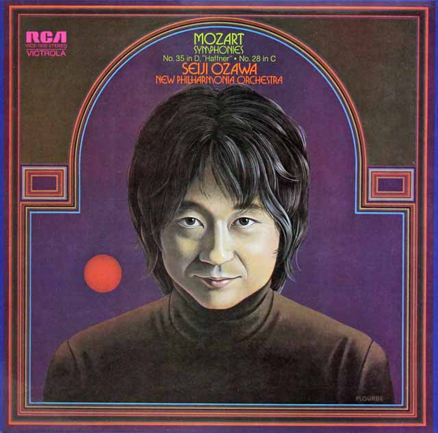 小澤のモーツァルト/交響曲第35番「ハフナー」、第28番　英RCA  3130　LP レコード