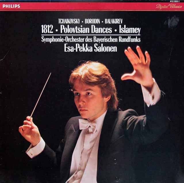 サロネンのチャイコフスキー/大序曲「1812年」ほか　蘭PHLIPS　3130　LP レコード