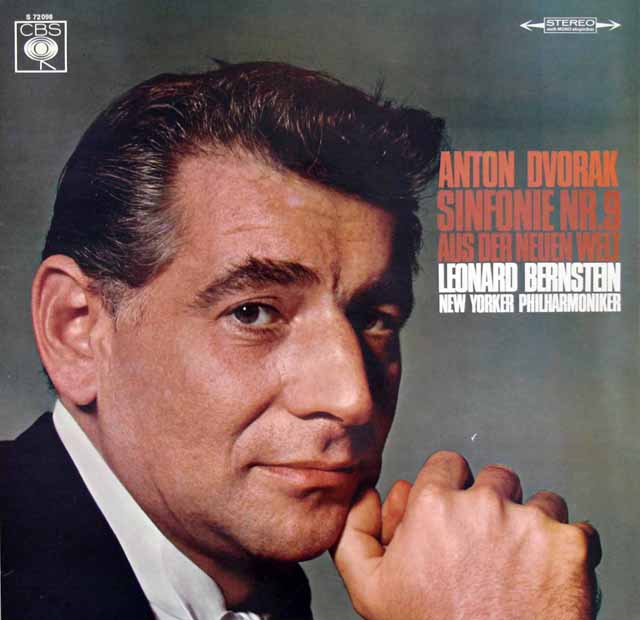 バーンスタインのドヴォルザーク/交響曲第9番「新世界より」　独CBS　3493　LP レコード