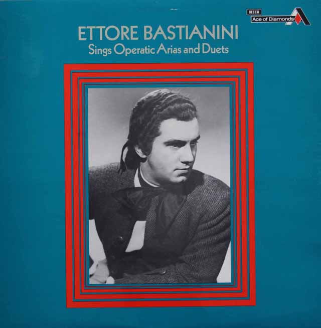 バスティアニーニのオペラ・アリア＆二重唱曲集　 英Ace of Diamonds(DECCA)　3130　LP レコード