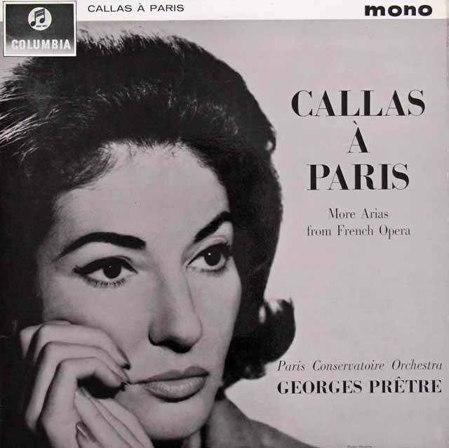 “パリのカラス” - フレンチオペラ・アリア集　英Columbia　3131　LP レコード