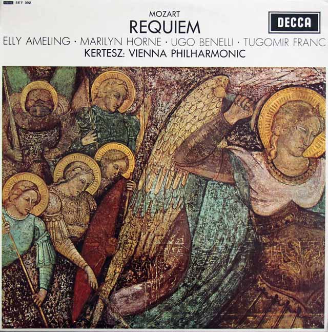 【オリジナル盤】ケルテスのモーツァルト/レクイエム 　英DECCA　3131　LP レコード