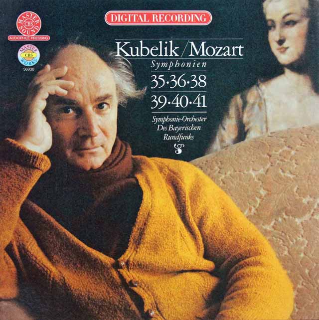 クーベリックのモーツァルト/後期交響曲集 　独CBS　3131　LP レコード