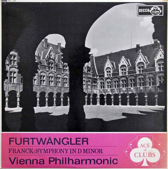 フルトヴェングラーのフランク/交響曲ニ短調　英DECCA （ACE of CLBS）　3132　LP レコード