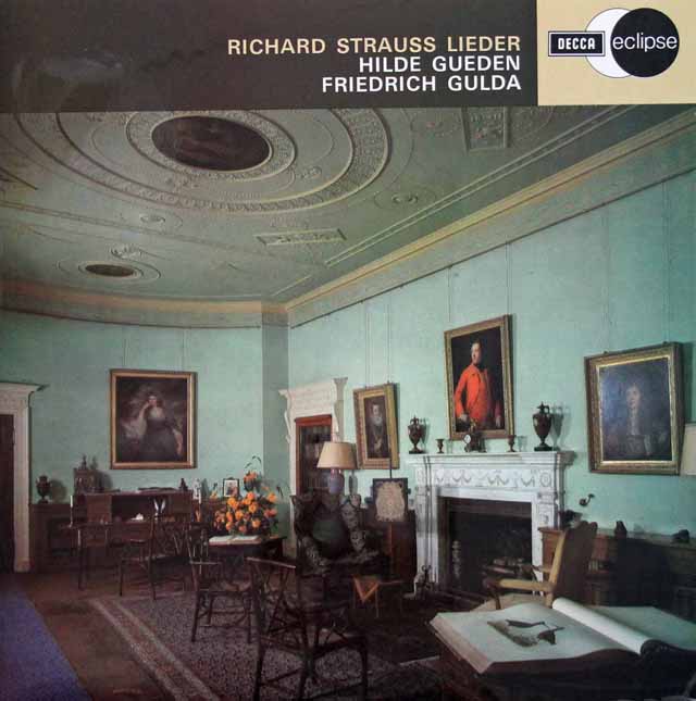 ギューデン、グルダのR.シュトラウス/歌曲集　英DECCA　3745　LP レコード