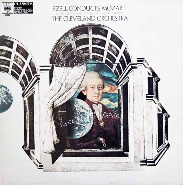 セルのモーツァルト/交響曲第40&41番「ジュピター」　英CBS 　3132　LP レコード