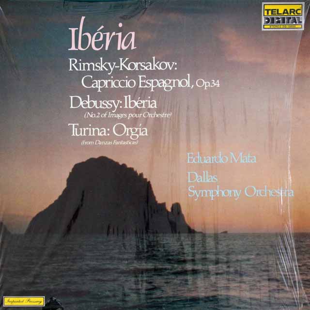 マータのリムスキー=コルサコフ/「スペイン奇想曲」ほか　独TELARC　3745　LP レコード