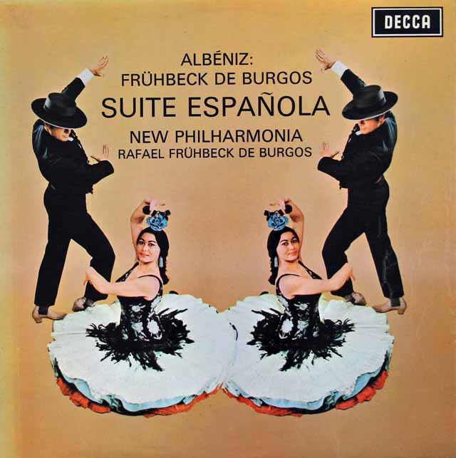 【オリジナル盤】　デ・ブルゴスのアルベニス/スペイン組曲　英DECCA　3133　LP レコード