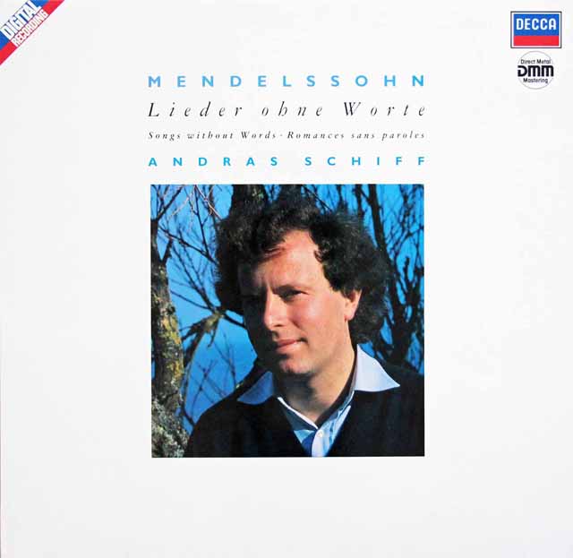 シフのメンデルスゾーン/無言歌集　独DECCA　3133　LP レコード
