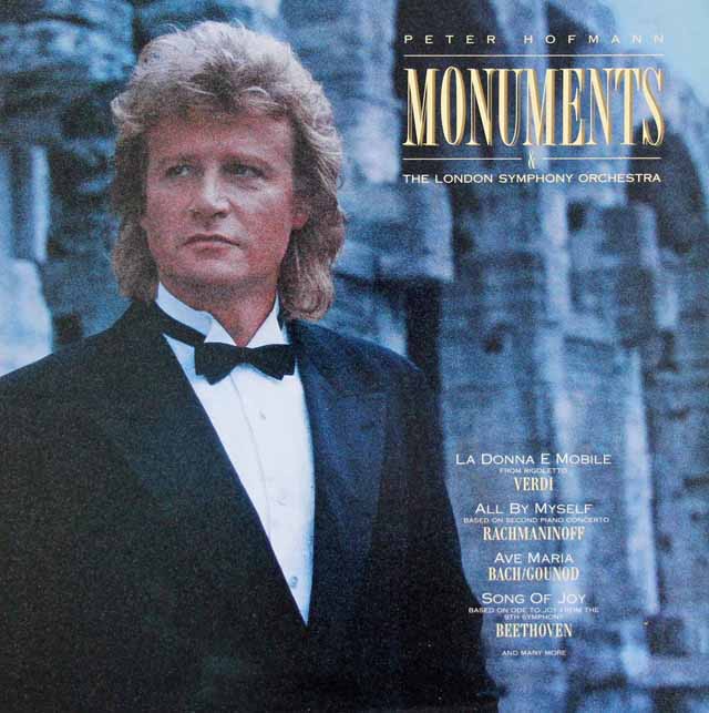 ペーター・ホフマンの「モニュメンツ」　蘭CBS　3133　LP レコード