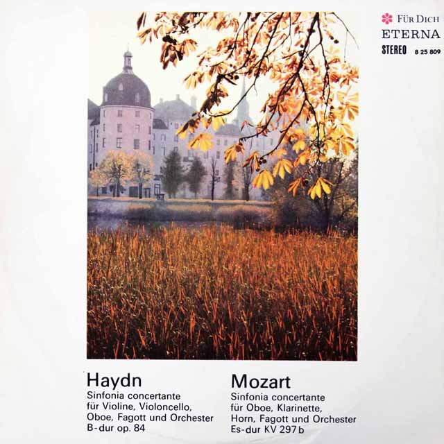ノイマン＆スウィトナーのハイドン＆モーツァルト/協奏交響曲　独ETERNA　3134　LP レコード