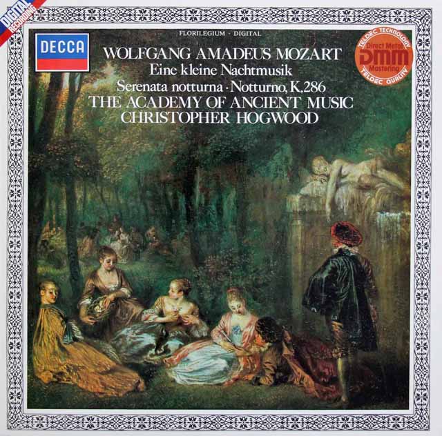 ホグウッドのモーツァルト/「アイネ・クライネ・ナハトムジーク」ほか　独DECCA　3134　LP レコード