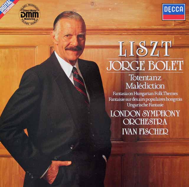 ボレットのリスト/「死の舞踏」ほか　独DECCA　3803　LP レコード