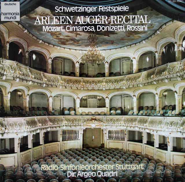 オジェーのモーツァルト、ドニゼッティ、ロッシーニ/オペラアリア集ほか　独HM　3134　LP レコード