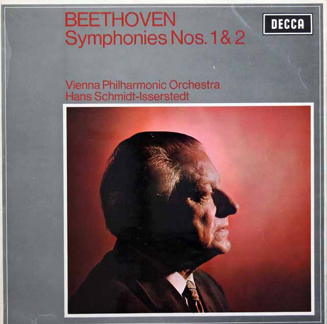 【オリジナル盤】イッセルシュテットのベートーヴェン/交響曲第1 & 2番　英DECCA　3135　LP レコード