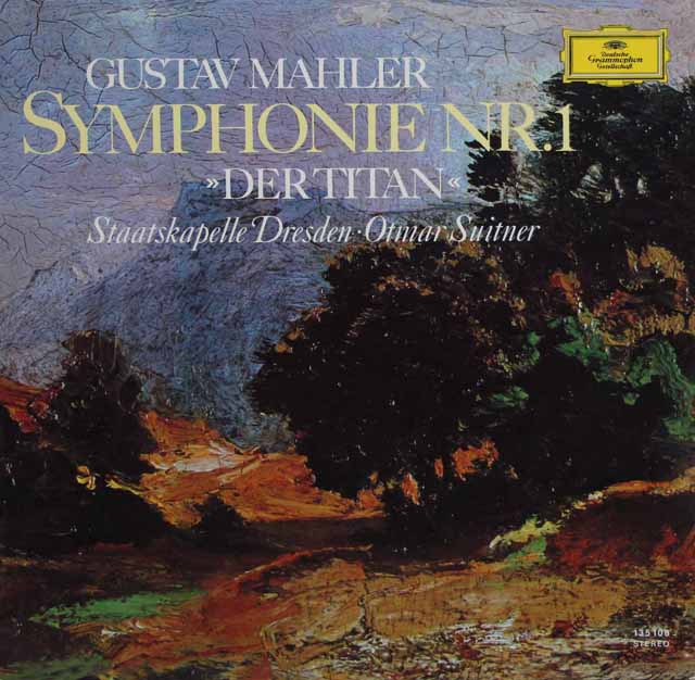 スウィトナーのマーラー/交響曲第1番「巨人」　独DGG　3136　LP レコード
