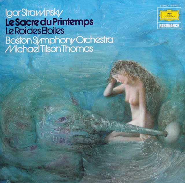 ティルソン・トーマスのストラヴィンスキー/「春の祭典」ほか　独DGG　3501　LP レコード