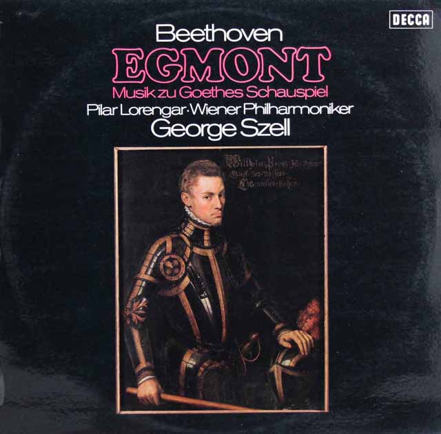 セルのベートーヴェン/劇音楽「エグモント」　独DECCA　3445　LP レコード