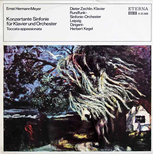 【テストプレス】　ツェヒリン、ケーゲルのマイアー/ピアノと管弦楽のための協奏交響曲ほか　独ETERNA　3502　LP レコード