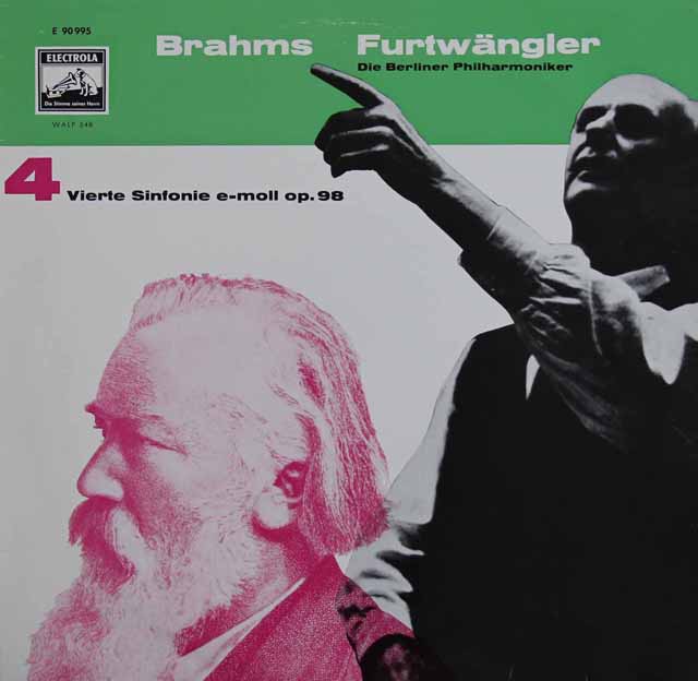 フルトヴェングラーのブラームス/交響曲第4番　独EMI　3138　LP レコード