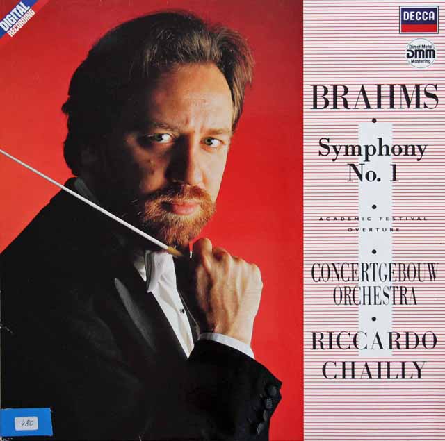 シャイーのブラームス/交響曲第1番ほか　独DECCA　3138　LP レコード