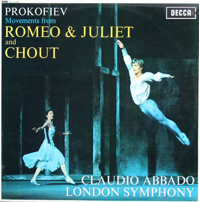 アバドのプロコフィエフ/「ロミオとジュリエット」、「道化師」抜粋　英DECCA　3138　LP レコード