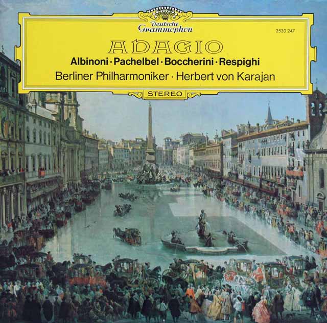 カラヤンのアルビノーニ/アダージョほか　独DGG　3138　LP レコード