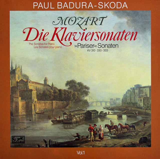 バドゥラ＝スコダのモーツァルト/ピアノ・ソナタ集 Vol.1 (第9番～12番）　独eurodisc　3138　LP レコード