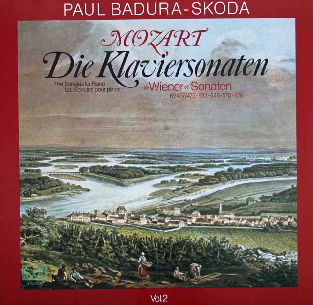 バドゥラ＝スコダのモーツァルト/ピアノ・ソナタ集 Vol.2 (第14番～18番ほか）　独eurodisc　3138　LP レコード
