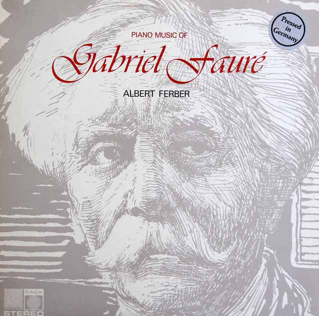 フェルバーのフォーレ/無言歌 第3番ほか　独SAGA　3503　LP レコード