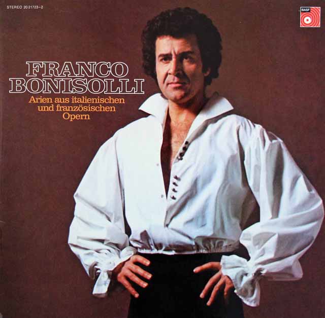 ボニゾッリのイタリア、フランスオペラ・アリア集　独BASF　3503　LP レコード
