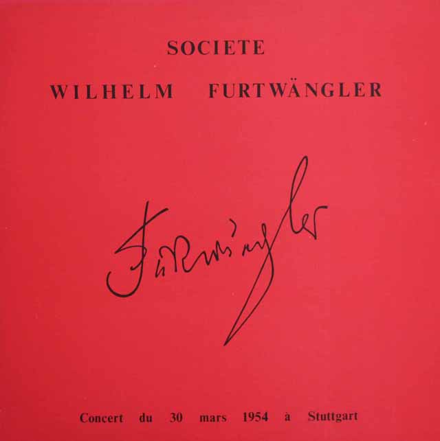 フルトヴェングラーの自作自演/交響曲第2番ほか　仏WF協会　3503　LP レコード