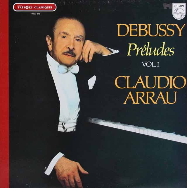 アラウのドビュッシー/前奏曲第1巻　仏PHILIPS　3139　LP レコード
