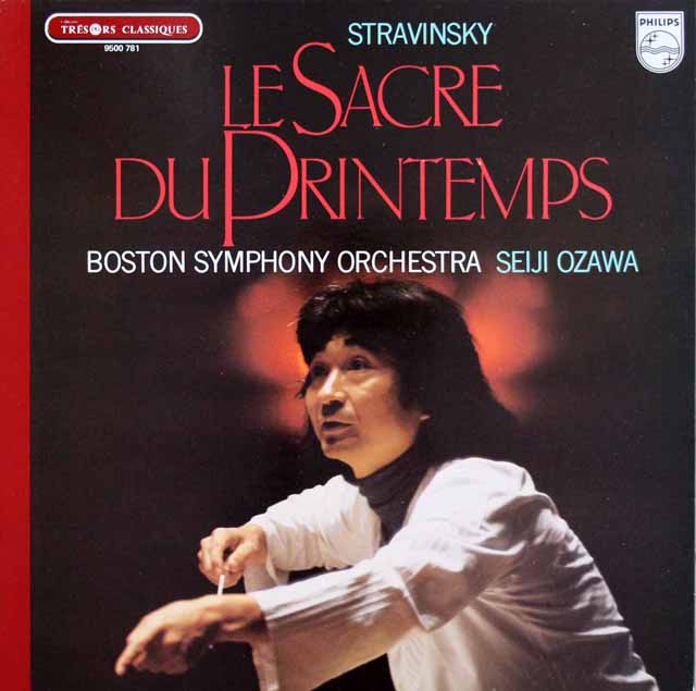小澤のストラヴィンスキー/「春の祭典」　仏PHILIPS　3139　LP レコード