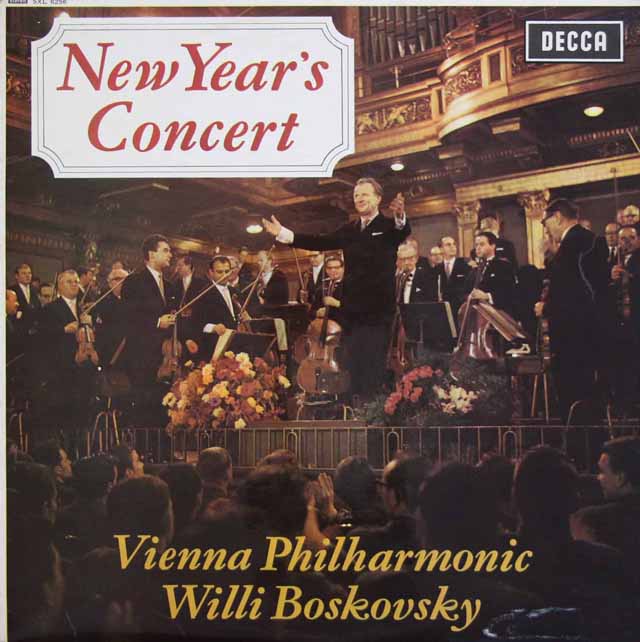 ボスコフスキーのJ.シュトラウス/「ジプシー男爵」序曲ほか　英DECCA　3139　LP レコード