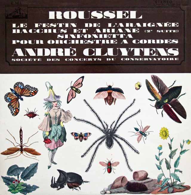 クリュイタンスのルーセル/蜘蛛の響宴ほか　仏ＥＭＩ　3140　LP レコード