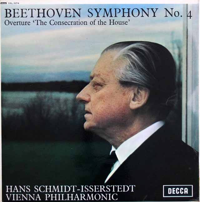 イッセルシュテットのベートーヴェン/交響曲第4番ほか　英DECCA　3140　LP レコード