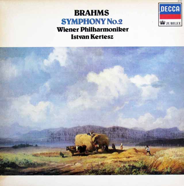 ケルテスのブラームス/交響曲第2番　英DECCA　3140　LP レコード