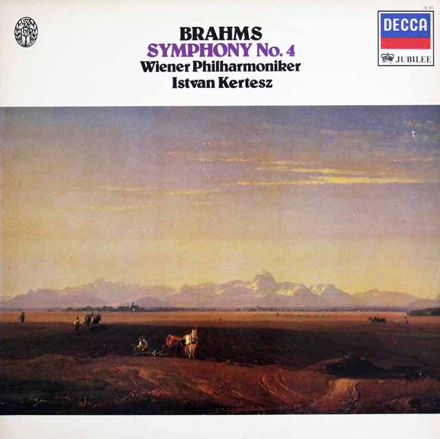 ケルテスのブラームス/交響曲第4番　英DECCA　3140　LP レコード