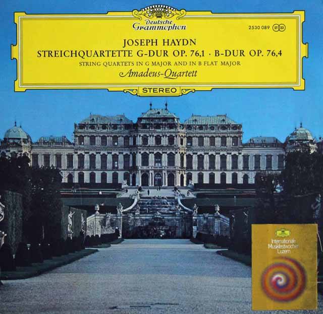 アマデウス四重奏団のハイドン/「日の出」ほか　独DGG　3504　LP レコード