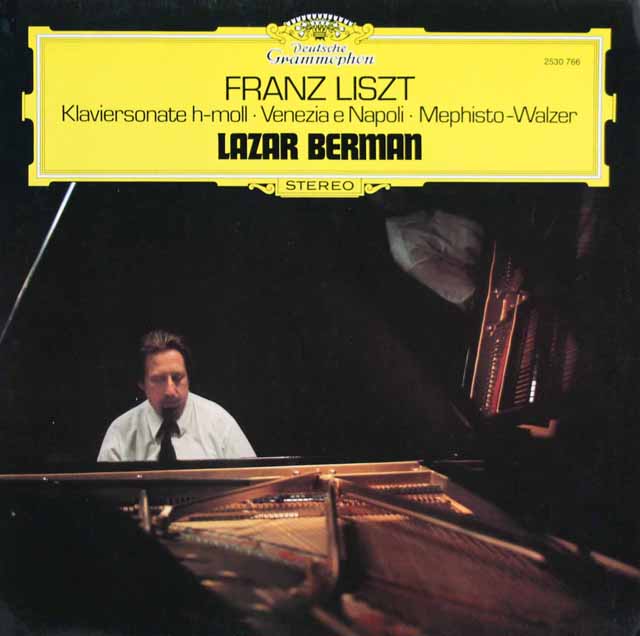 ベルマンのリスト/ピアノソナタ ロ短調ほか　独DGG　3504　LP レコード