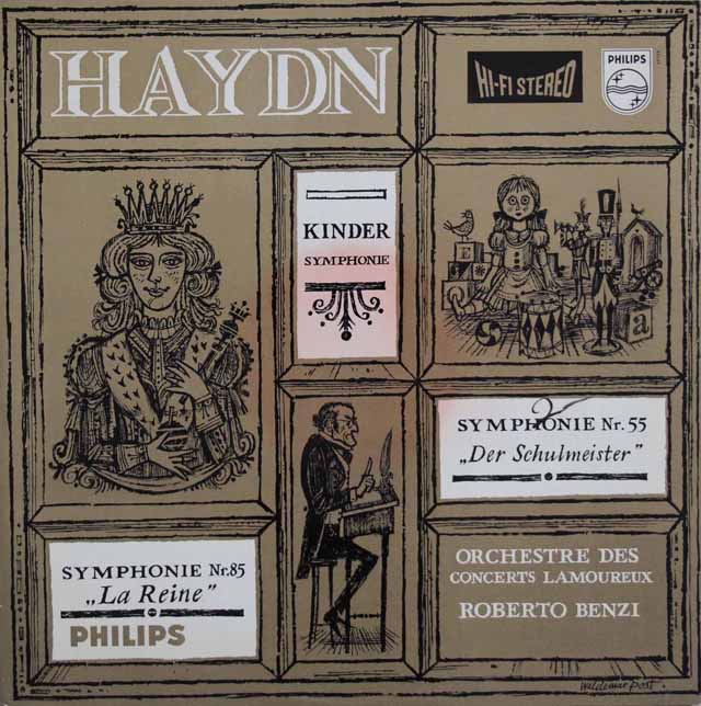 【オリジナル盤】　ベンツィのハイドン/交響曲第85番「王妃」ほか　蘭PHILIPS　3505　LP レコード