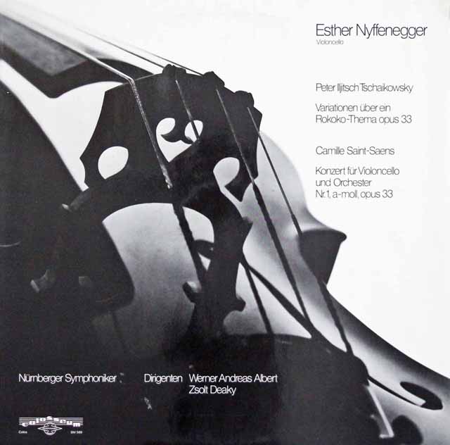 ニッフェネッガーのチャイコフスキー/ロココの主題による変奏曲ほか　独colosseum　3505　LP レコード