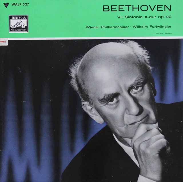 フルトヴェングラーのベートーヴェン/交響曲第7番　 独ELECTROLA　3143　LP レコード